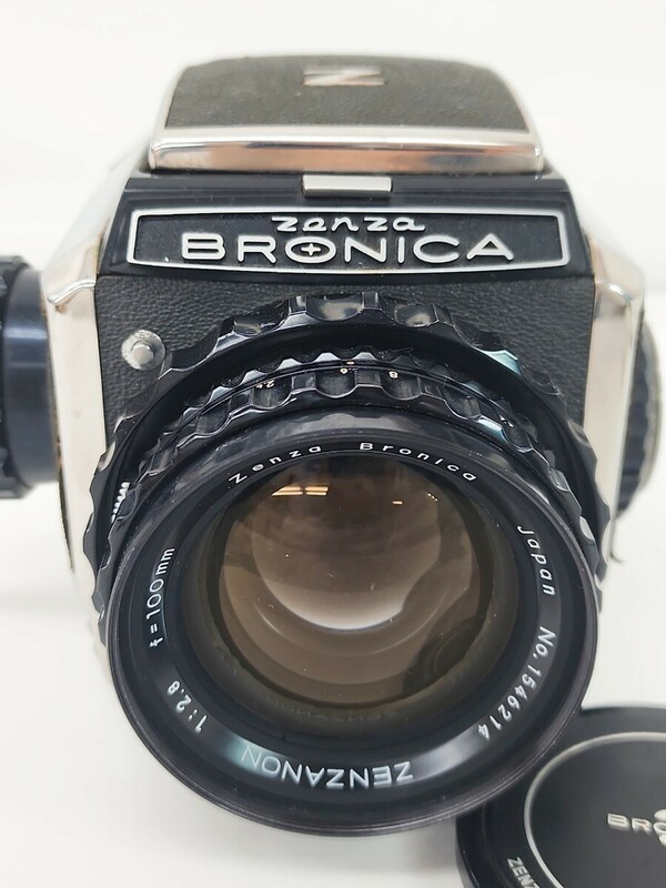 ZENZA BRONICA/ゼンザブロニカ中版フィルムカメラf=100 1:2.8 ジャンク#y1390