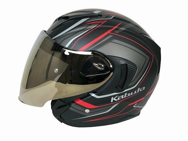 KABUTO/カブト ジェットヘルメット オープンフェイス EXCEED エクシード 59~60cm未満 サイズ : L ブラック
