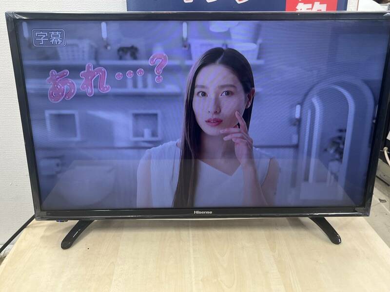 【s3254】Hisense ハイセンス　ハイビジョンLED 32型液晶テレビ　HJ32k3120　2018年製　リモコン無し　☆美品☆らくらく家財便Aランク☆