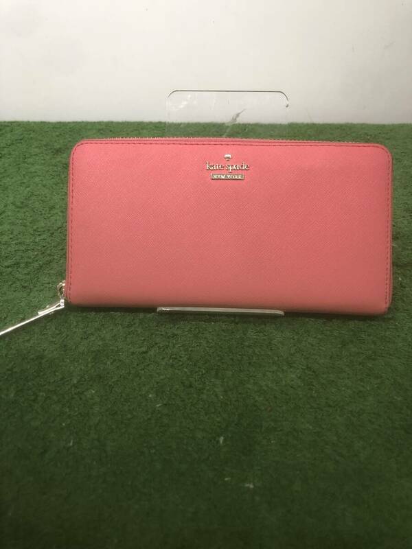 【s3055】［中古品］Kate Spade NEW YORK レディース 長財布 ラウンドファスナー