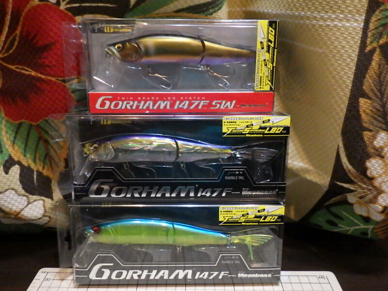 1円～ メガバス ゴラム Megabass Gorham 147 和金落ち鮎 ITOテネシーシャッド ブルーバックチャートキャンディー 未使用 新品 3個セット 