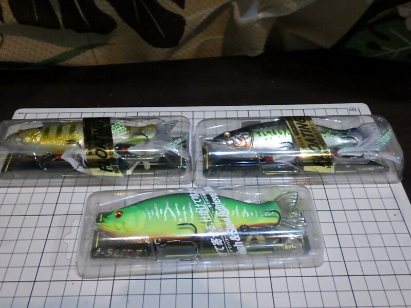 1円～ メガバス アイスライド Megabass I-Slide135B GLXレッドアイギル PMバス 未使用 新品 2個 おまけパチモン I-Slide マッドタイガー