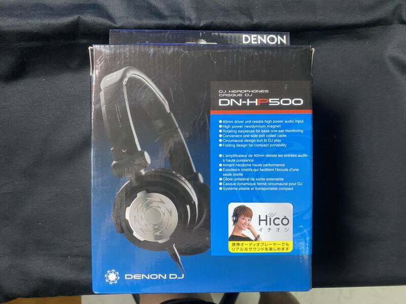 DENON DJ DN-HP500 ヘッドフォン・使用感薄い！！美品・元箱付！デノン