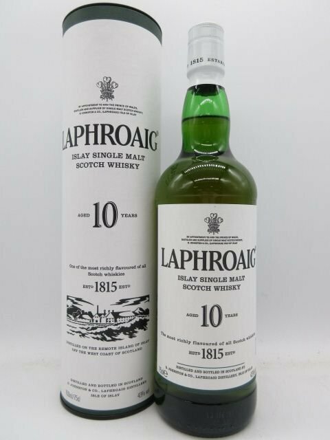 未開栓 洋酒 ラフロイグ 10年 LAPHROAIG スコッチウイスキー 750ml 43% 送料無料