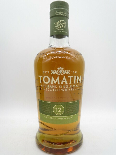 未開栓 洋酒 トマーティン12年 Tomatin 700ml 43% スコッチウイスキー 送料無料