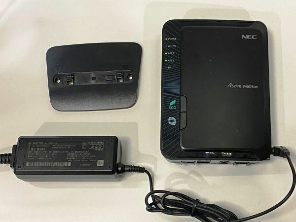 【1円スタート】Wi-Fi 無線LANルーター NEC Aterm WR8750N（HPモデル） 中古・通電確認品