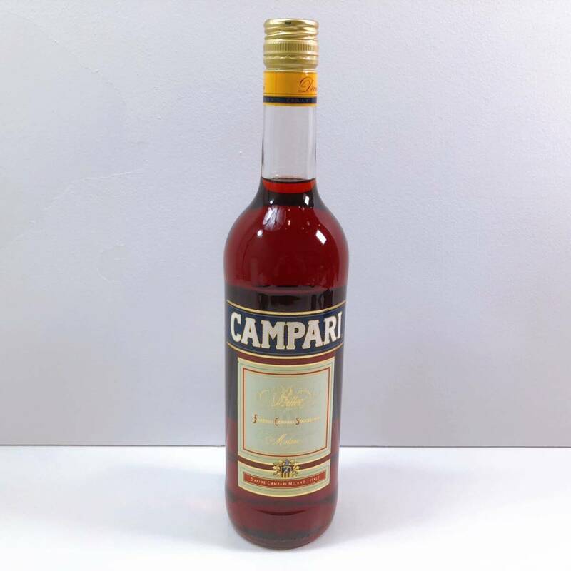300【未開栓】CAMPARI Bitter カンパリ ビター リキュール 24％ 750ml 旧ボトル イタリア 古酒 アルコール お酒 現状品