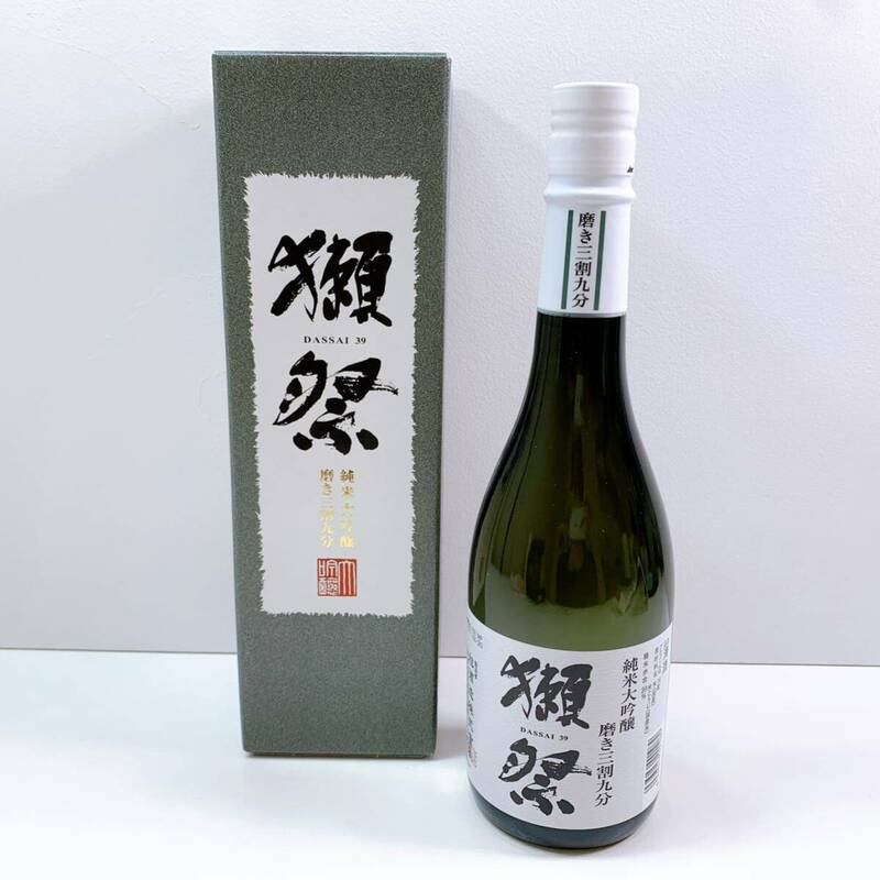 114【未開栓】獺祭 DASSAI 39 純米大吟醸 磨き三割九分 清酒 16% 720ml 製造年月日 20.02 旭酒造株式會社 日本酒 箱付き 現状品 