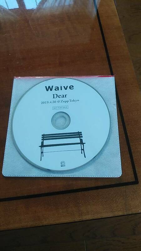 Waive 配布CD Dear
