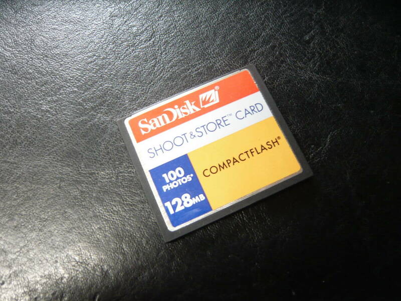 動作保証！SanDisk CFカード 128MB ③