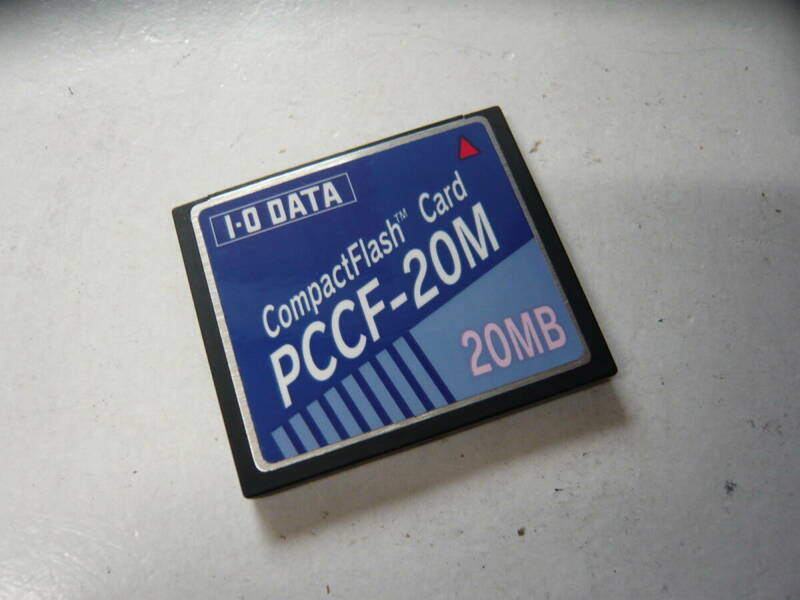 動作保証！I・O DATA CFカード PCCF-20M 20MB