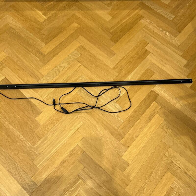 ライティングバー ダクトレール コンセント式 黒 150cm