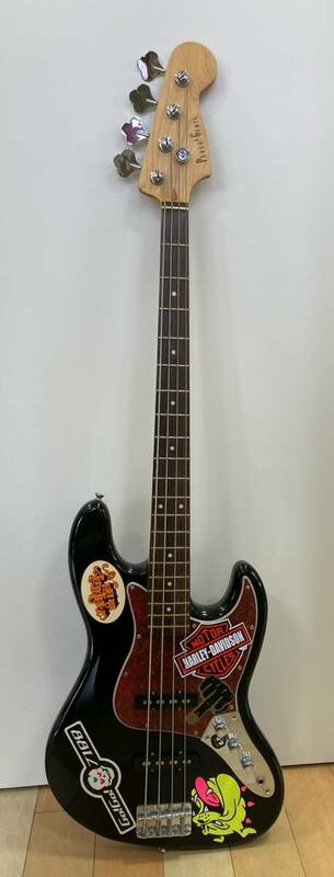 【5402】PnototGenic フォトジェニック エレキギター ステッカーデザイン ギターケース付き