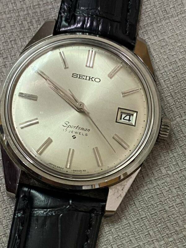 【可動品】 SEIKO セイコー スポーツマン 腕時計 6602-9982 手巻き ★0520