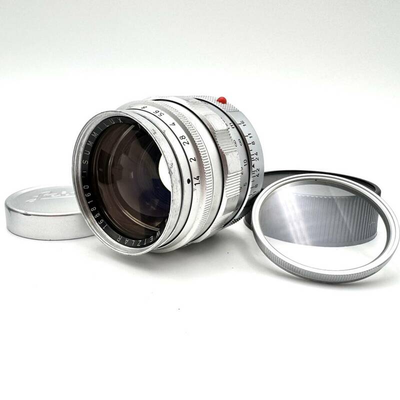 Leica ライカ SUMMILUX ズミルックス 50mm F1.4 LEITZ WETZLAR 第一世代 Mマウント 貴婦人 フード フィルター付き！
