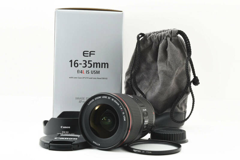 新品級 極上美品 CANON EF 16-35mm F4 L IS USM 元箱付き #1380