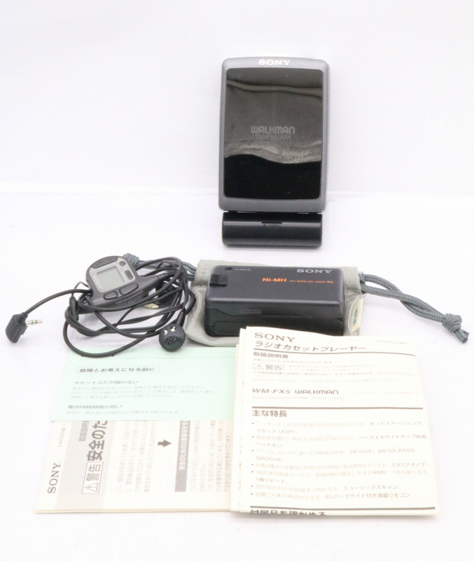 【ト滝】SONY ソニー WALKMAN WM-FX5 カセットウォークマン ポータブルカセットプレーヤー 現状品 CBZ01DEW24