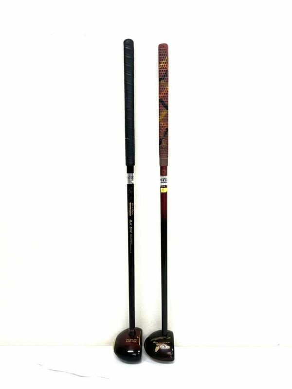 パークゴルフクラブ 2本 SPG-203Wm World model ニタックス Mak Bird TWIN STAR 2000 右打ち用 全長約83cm パークゴルフ 0513①