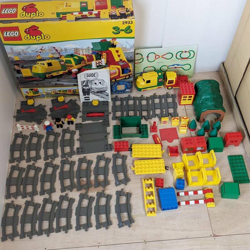 a698 lego レゴ duplo　2933　3-6　中古　レール　線路　トンネル　トレイン　廃盤