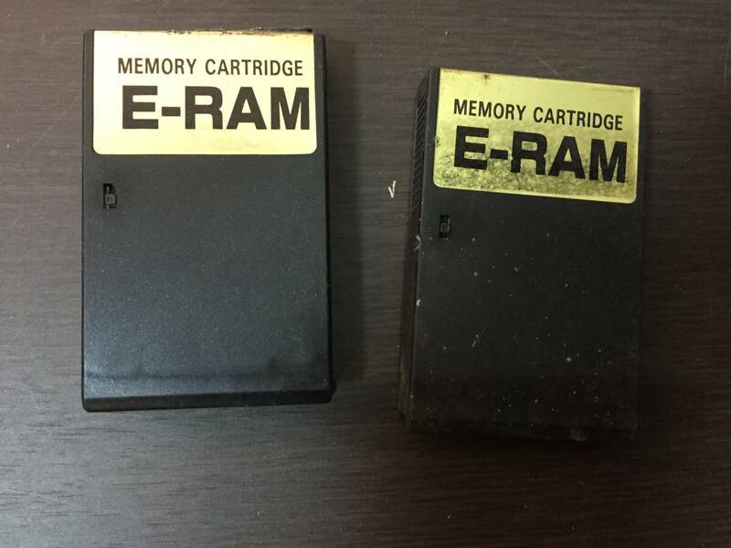 メモリーカートリッジ 　E-RAM　2個