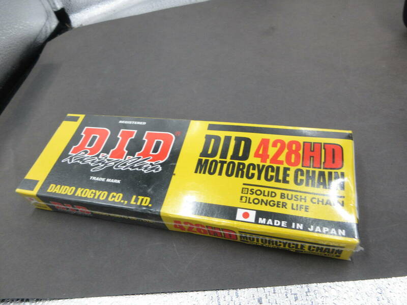 DID バイク用チェーン 428HD-120リンク　新品