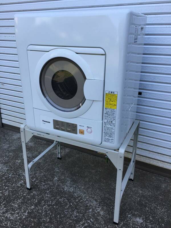 ☆Panasonic パナソニック 衣類乾燥機　NH-D603 6.0kg 2022年製 ※専用台N-30U（2022年製）/付属品付　生活家電　茨城県笠間市