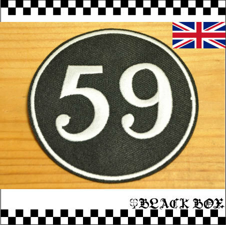 ワッペン CAFERACER カフェレーサー ROCKERS ロッカーズ 59CLUB 英国 uk GB ENGLAND イングランド イギリス 英車 バイク ライダース 59 327