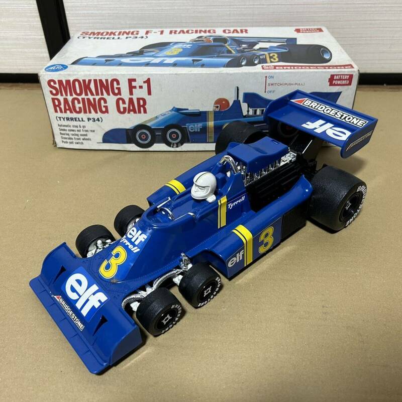 G152 【非売品】SMOKING F-1 Racing car TYRRELL P34 elf 