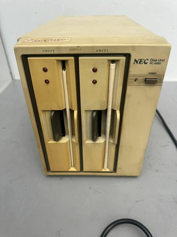 ワンオーナー　NEC８インチフロッピーディスクドライブ PC-8881