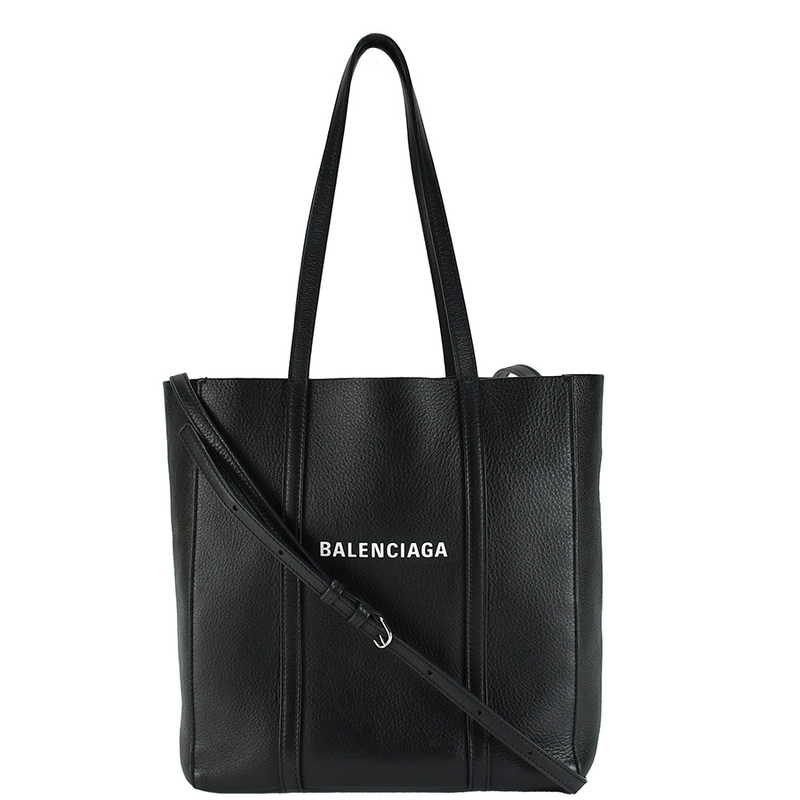 バレンシアガ BALENCIAGA エブリデイ トート XS 2way トートバッグ 551810 レザー ブラック 黒 ロゴ ハンドバッグ ショルダー 肩掛け 中古