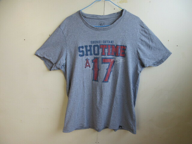 47　大谷翔平　SHOTIME Tシャツ　ロサンゼルス・エンゼルス　Mサイズ 100%cotton