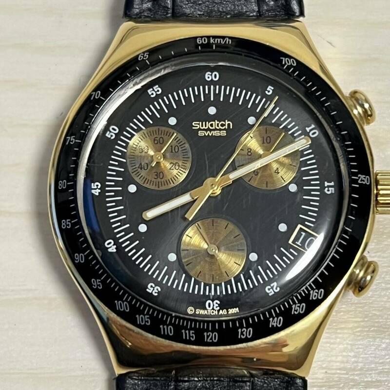 swatch IRONY クロノグラGOLD ‘007’40th記念モデル