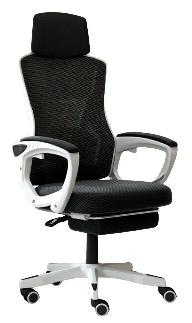 1円スタート 訳有 HARRYXUE デスクチェア 360度回転 事務椅子 疲れにくい ワンタッチ式昇降機能 人間工学椅子 耐荷重120kg ブラック Y0738