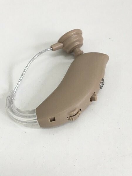 1円スタート 訳有 集音器 ワイヤレス集音器 補聴器 片耳 耳掛け式 音量調節簡単 小型 目立ちにくい 簡単操作 軽量設計 ベージュ A07160