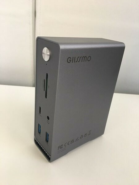 1円スタート GIISSMO ドッキングステーション 14-IN-2 Macbook Pro/Air USB Type-C MacOS対応 超高速データ転送 10Gbps グレー A07345