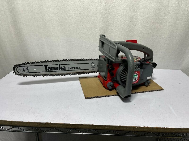 ▽エンジンチェーンソー TANAKA パワーメイトPMS-330A 刃の回転確認済 中古▽011117