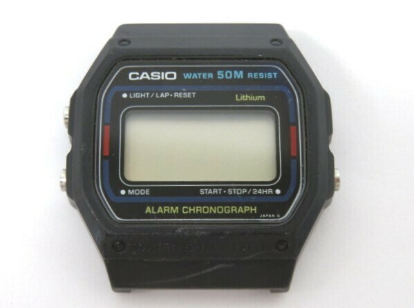 ♪e3442-2 204 CASIO カシオ W-10 デジタル QZ クォーツ アラームクロノグラフ 腕時計 メンズウォッチ 不動