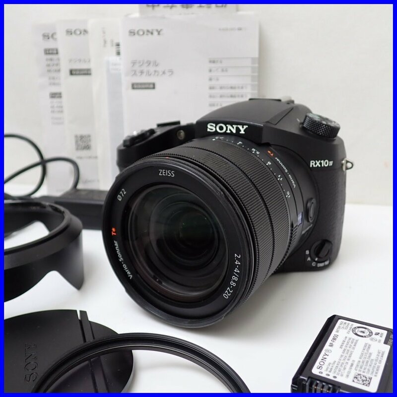 ★SONY/ソニー デジタルスチルカメラ RX10IV DSC-RX10M4/約2010万画素/3.0型/4K動画撮影/取説・フード付き/ジャンク扱い&0997300845