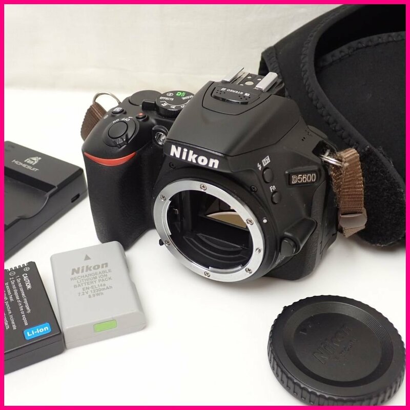 ★Nikon/ニコン デジタル一眼レフカメラ D5600 ボディ/有効画素数約2416万画素/3.2型/付属品あり/ジャンク扱い&1938900892