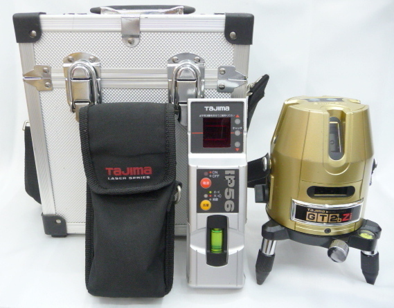 ☆Tajima/タジマ GT2bZi GT2BZ-I　レーザー墨出し器 マルチレーザー2 専用受光器 ML-RCV2 ケース セット(A051302)