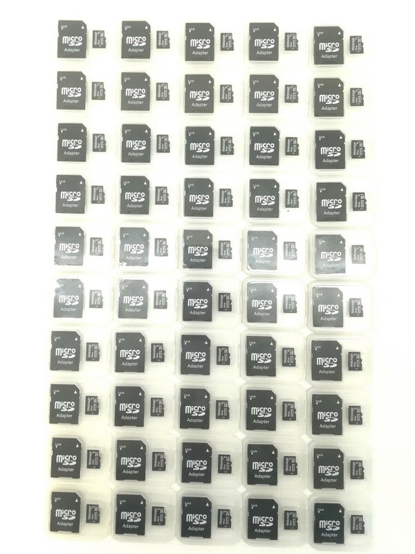 M27rjkx0225/【新品】 マイクロSD microSDカード 50枚まとめ 16GB Metorage SDカードアダプタ付