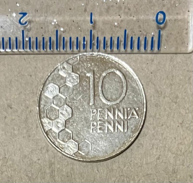 フィンランド　10ペンニ　1996年　外国コイン　フィンランドコイン　外国銭　