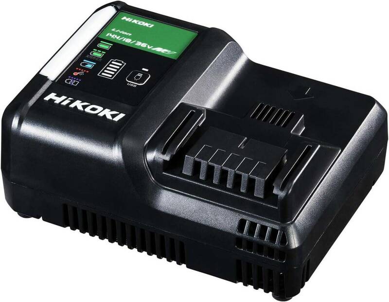 新品■HiKOKI(ハイコーキ) 急速充電器 14.4V/18V/36V 対応 USB充電端子付 冷却機能付 UC18YDL2 バッテリー マルチボルトタイプ蓄電池
