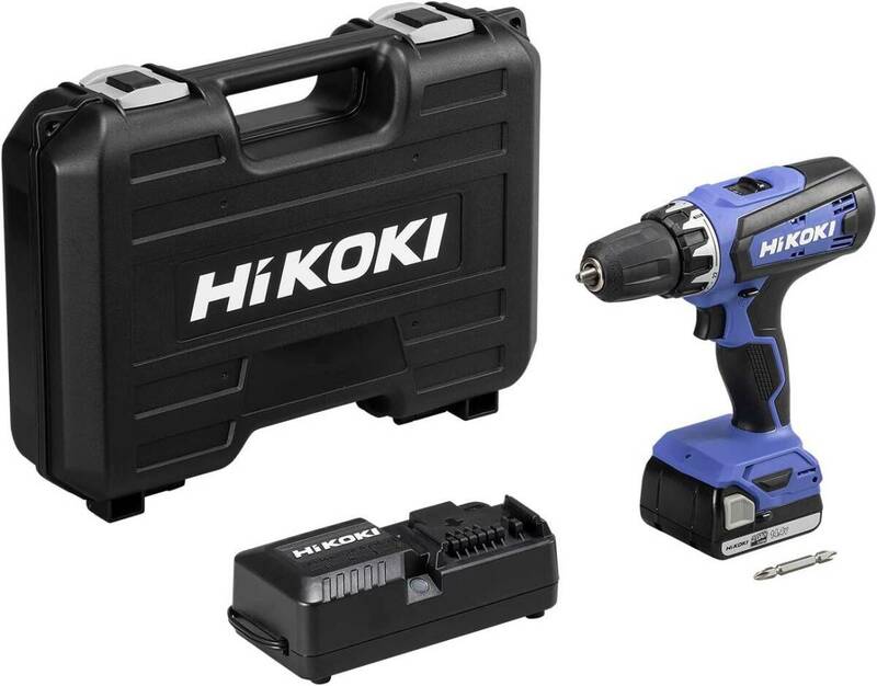 新品■HiKOKI(ハイコーキ) 14.4V コードレスドライバドリル 充電式 (バッテリー1個・充電器・ケース付) FDS14DF(BG) DIY ドリルドライバー