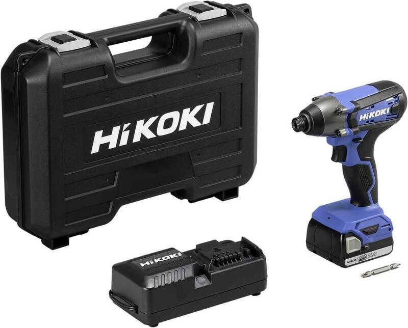 新品■HiKOKI(ハイコーキ) 14.4V コードレスインパクトドライバ 充電式 (バッテリー1個・充電器・ケース付) FWH14DF(BG) DIY パワフル