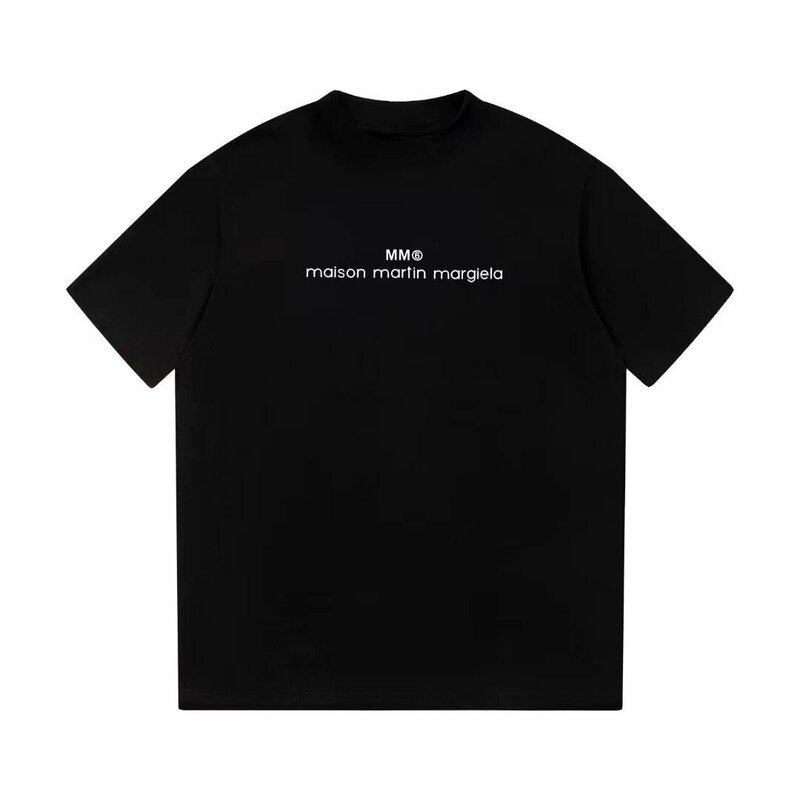 送料無料　MM6　メンズ　Tシャツ　無地　文字ロゴ　半袖　丸首　1719-52