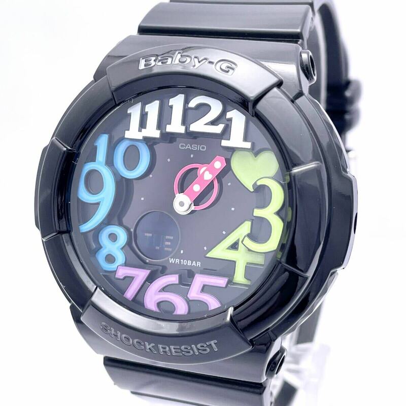 CASIO カシオ BABY-G ベビージー 5194 BGA-131 腕時計 ウォッチ クォーツ quartz クロノグラフ アナデジ 黒 ブラック P420
