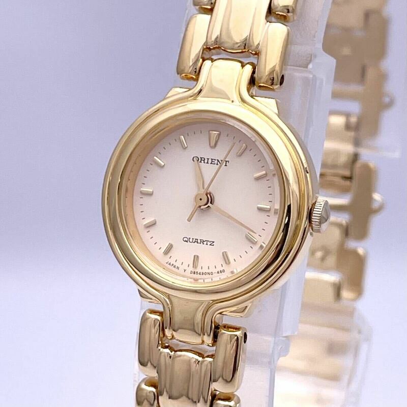 ORIENT オリエント レディース D8590N-00 CS 腕時計 ウォッチ クォーツ quartz 金 ゴールド P434