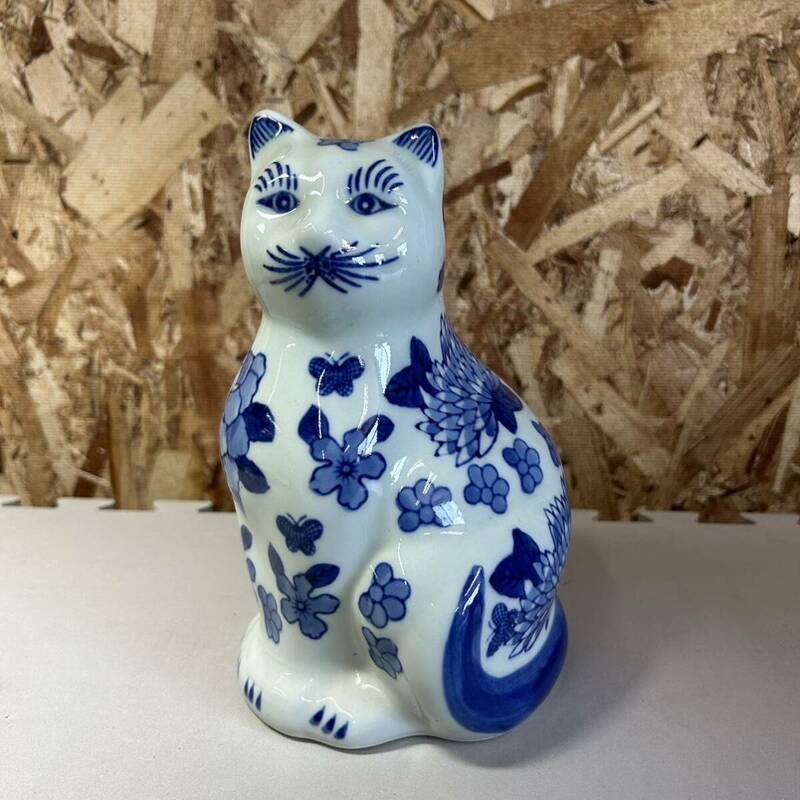 招き猫 インテリア 置物 縁起物 ネコ 猫 商売繁盛 金運 陶器 オブジェ アンティーク 龍 