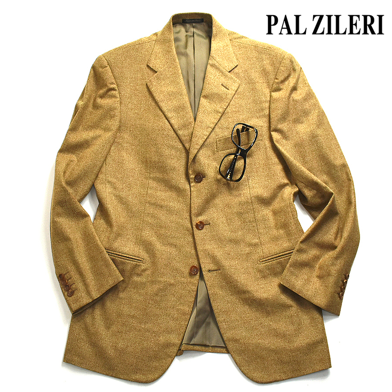 [定価12万円] 美品 パルジレリ × チェルッティ 大人の逸品 テーラードジャケット 50 メンズXL /LL PAL ZILERI CERRUTTI 1881 イタリア製